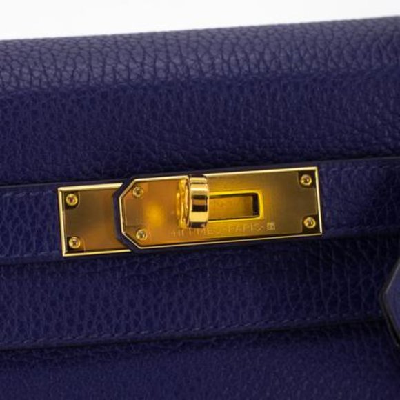 Hermes - Kelly 28 in Encru Blue.  BNIB - Picture 4 of 11